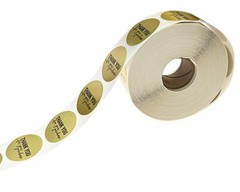 1.25″ Round Gold Foil Thank You for Your Purchase Stickers 1000 Labels Roll