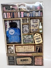 7Gypsies® Architextures™ Treasures, Vintage Drafting Stool Embellishment 7g25071