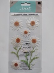 Jolee’s Boutique Dimensional Stickers= Vellum Daisies VELJLG003