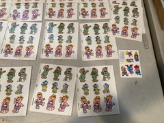 Vintage 1980s Sticker Sheets Post Cereal