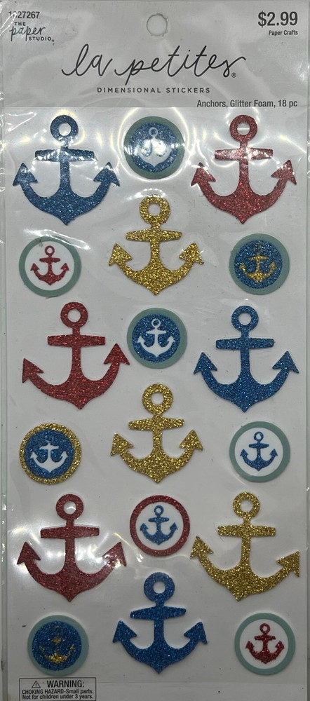 Summer Beach Nautical Stickers – Dimensional Scrapbook Stickers – Paper Studio