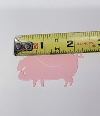 8 Piece Pig Die Cut Cardstock Embellishments For Scrapbooking Card Making