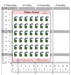 Water Hose Icon Planner Sticker, Chores Sticker, Calendar & Journal Stickers