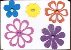 Extra Large Flower Brads Bright