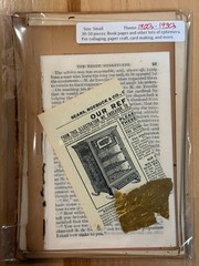 Ephemera Pack “1900-1930” Themed 30-50 Pieces For Collage Junk Journal Scrapbook