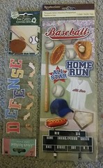 BRADS FRAMES 3D & PHOTOGRAPHIC STICKERS STAMPS BASEBALL SOCCER FOOTBALL BASKETBA