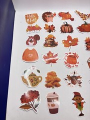 Assorted Fall Themed Stickers 28 Colorful NEW Fall Stickers