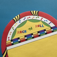 Vintage 80s Jukebox Rock ‘N Roll Stationery Notepaper Music Box Lot Of 4 Sheets