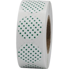 Circle Polka Dot Stickers | 0.75″ Inch Round | 500 Pack | Pick One Color