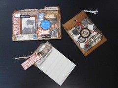 Junk Journal Add On OOAK File Envelope Note Pad Ephemera Tags Choice Of Set