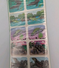 VINTAGE CARSON DELLOSA STICKERS 120 COUNT REPTILES FOR TEACHERS FACTORY SEALED