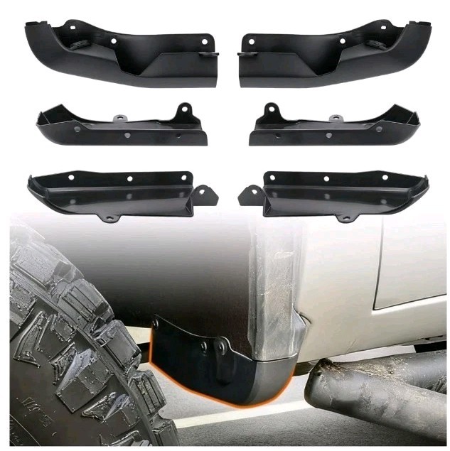 Mud Flap Delete Fit for Chevy Silverado 2500/3500 2020-2025,ABS No-Drill Mud …