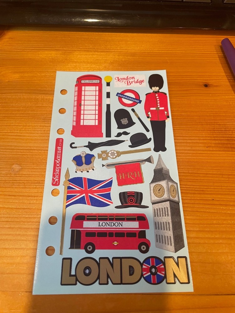 STICKOPOTAMUS binder stickers – Various designs, you choose! Travel, Words Etc