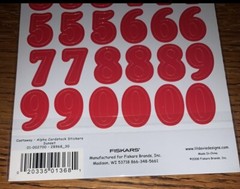 Lil Davis Designs ~Castaway Sunset Cardstock Alphabet Letters Scrapbook Stickers