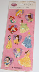 Hallmark Stickeroni Disney GLITTER Stickers Frozen, Tangled, & Princess Lot