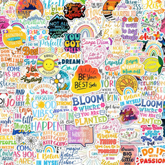 300PCS Affirmation Stickers, Holographic Motivational Sticker Pack, Positive Jou
