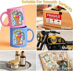 20 Sheets Matte Waterproof Printable Vinyl Sticker Paper for Inkjet & Cricut Use