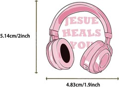 50Pcs Bible Verse Stickers Pink Christian Decals Motivational Sticker Pack, Posi