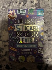 Pen+Gear Makin’ Waves Sticker Book 2480 Multicolor Beach & Animal Stickers