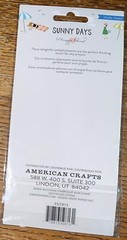 New American Craft Maggie Holmes Crate Paper Sunny Days 3 Fabric Bows Scrapbook