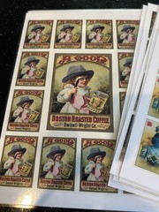 Large Junk Journal Material Victorian Advertising uncut laminated Ephemera