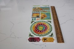 BoBunny A Gift of Love Sandcastle Cardstock Stickers Pictures Scrapbooking Craft