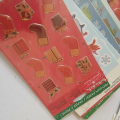52 Packs Vintage stickety-doo-da stickers Christmas Collection Bundle
