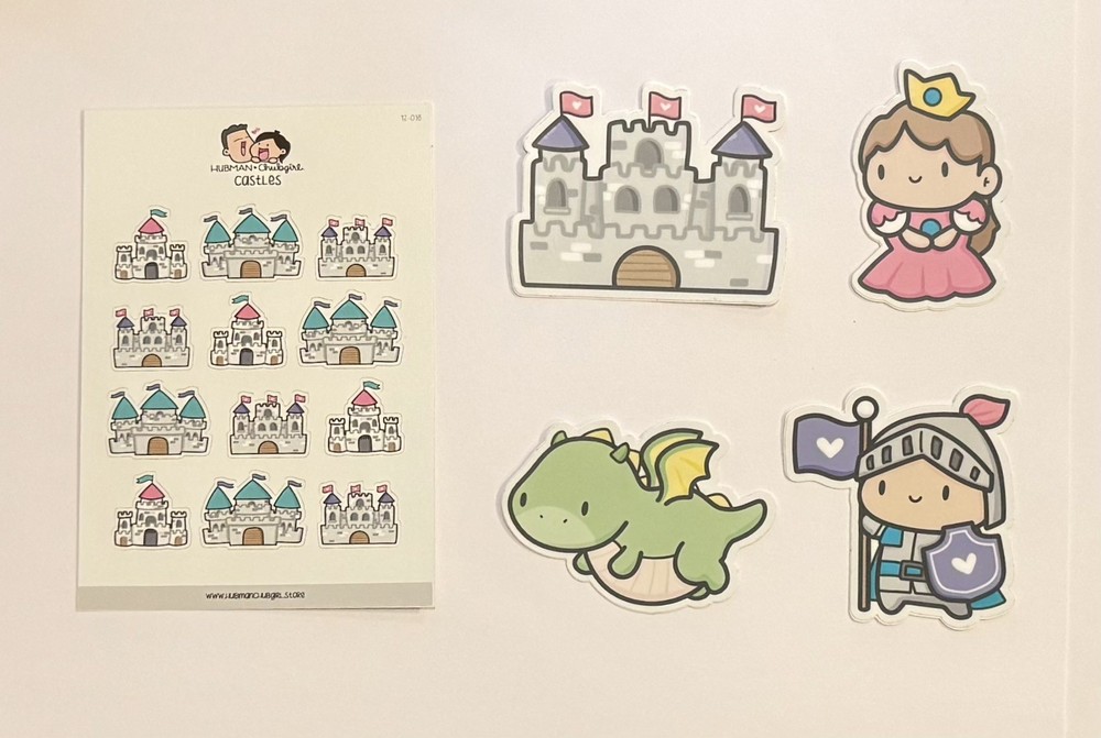 Hubman and Chubgirl Magical Castles Lot NEW