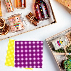 11760Pcs Small Colored Dot Stickers, 1/4″ Rainbow Colored Coding Labels Tiny …