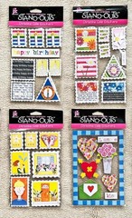 Lot 12 Packs Christina Cole Provo Craft Stand-Out Stickers Snowmen Flowers + NIP
