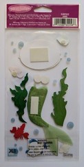Disney Princess Ariel Costume The Little Mermaid Scrapbooking Stickers Jolee’s