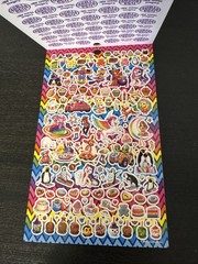 Lisa Frank Sticker Book 5 Sticker Sheets 600 Stickers Bendon New Booklet