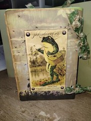 Pond Life Junk Journal Scrapbook USA Seller