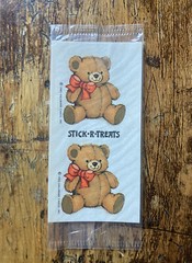 NEW & SEALED! Vtg 1983 Hallmark Cute Teddy Bear Stick-R-Treats Stickers Pack 80s