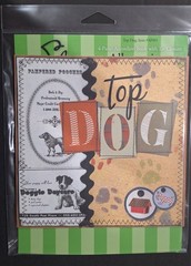 Flair Designs 4 Accordion Book w/ Tie Closure-TOP DOG in a Flash-Doggie Daycare