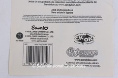 Hello Kitty Vintage 2005 Partial Sticker Sheet SIL-34081 HK2