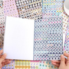 Vibrant 3000+ Piece Alphabet Sticker Book – Ideal for Crafting & Decorating