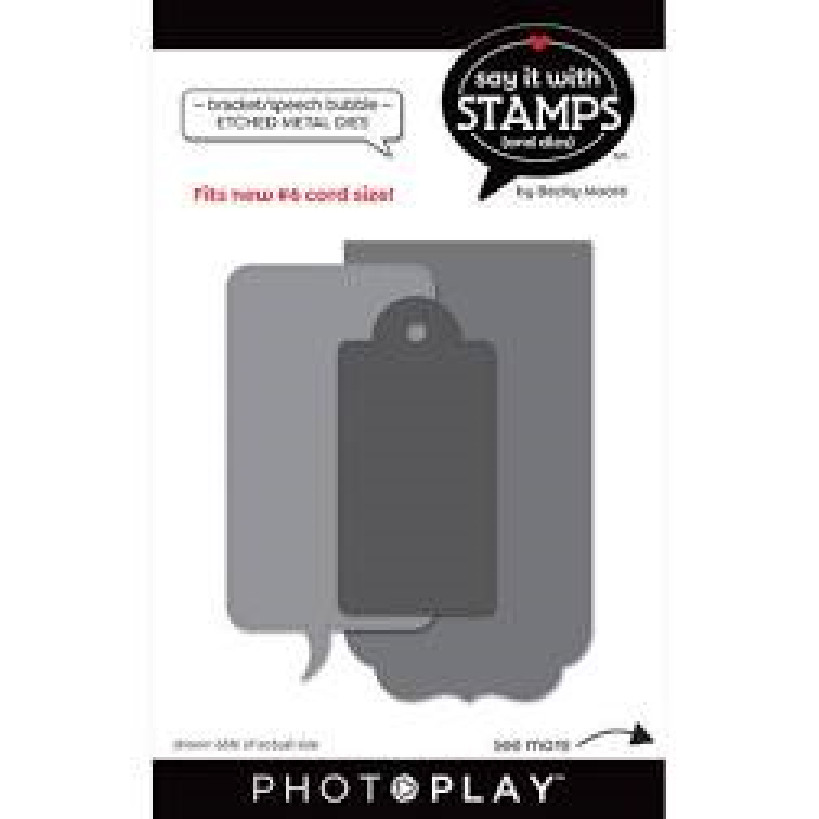 PhotoplaySay it with Stamps Etched Dies SCALLOP FRAMES