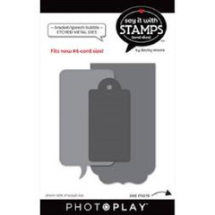 PhotoplaySay it with Stamps Etched Dies SCALLOP FRAMES