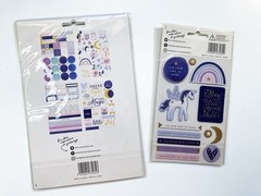 Galaxy And Zodiac Themed Scrapbooking Lot – Used