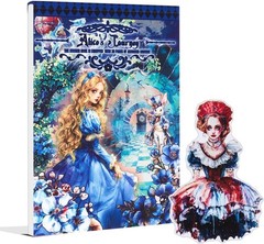 Dual Material Sticker Book – Alice in Wonderland