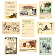 October Afternoon «Campfire» – RARE COLLECTORS Sticker & Embellishments
