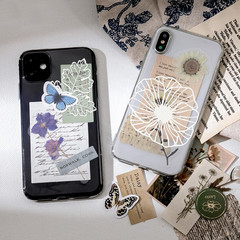 40Pcs Lace Scrapbooking Supplies Cutout Scrapbook Paper Flower Leaves Feather Fr