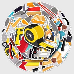 Fun & Colorful Waterproof Tool Stickers – 50 Unique Vinyl Decals for Everyone