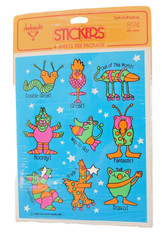 Vintage 1980 Hallmark Ambassador Stickers Pack New Sealed 4 Sheets Funny Animals