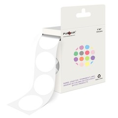 White Dot Sticker 1 inch 500Pcs Round Color Code Label Circle Dots w/Hanging …