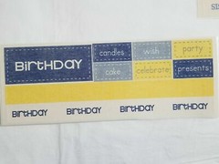 NEW Lot 10 MME Adhesive Twill Scrapbooking Kit Titles Word Labels Ribbon -F