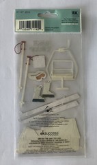 RARE Jolees 3D Dimensional Stickers SKI TRIP Lodge, Lift, Fireplace SPJBLG201