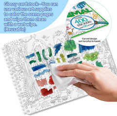 Animal Sticker Book for Kids – 20 Themes, over 400 Stickers
