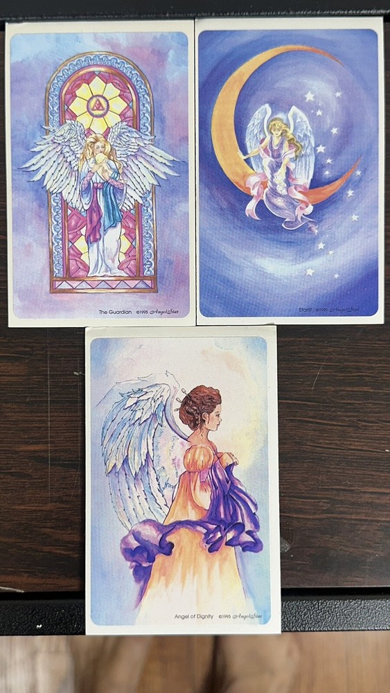 Vintage 1995 Angel Star Sticker Lot – Vending Machine Collectible Rare 4″ x 2.5″